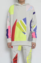Load image into Gallery viewer, CUT AND CONNECTED BACKPILE HOODIE / CRAZY