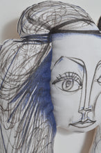 Load image into Gallery viewer, SCARF CUSHION FLAME/PICASSO_04