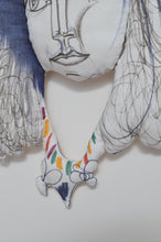 Load image into Gallery viewer, SCARF CUSHION FLAME/PICASSO_04