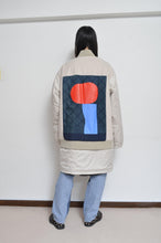 Load image into Gallery viewer, REMIX MELTON LAYER STADIUM JACKET(PRINT)/BEG/Mi/02