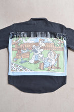 Load image into Gallery viewer, FRINGE DENIM SH