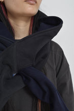 Load image into Gallery viewer, MELTON HOOD SHAWL/NAV