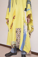 Load image into Gallery viewer, CUT AND CONNECTED C/C/L PONCHO / NEON YELLOW