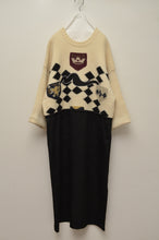 Load image into Gallery viewer, nyoroli KNIT*SATIN OP / BLK_00