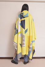 Load image into Gallery viewer, CUT AND CONNECTED C/C/L PONCHO / NEON YELLOW