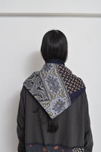 Load image into Gallery viewer, MELTON TRIANGLE SHAWL/NAV