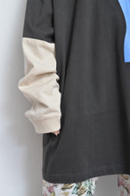 Load image into Gallery viewer, SWITCHING SLEEVE L/S T_ 01 / CHARCOAL/Mi