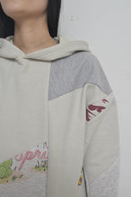 Load image into Gallery viewer, CUT AND CONNECTED BACKPILE HOODIE / GRAY