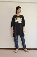 Load image into Gallery viewer, nyoroli TAPE TEE_BLK_01