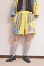 Load image into Gallery viewer, CUT AND CONNECTED C/C/L SHORTS / NEON YELLOW