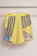 Load image into Gallery viewer, CUT AND CONNECTED C/C/L SHORTS / NEON YELLOW