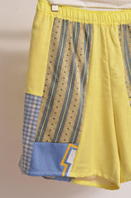 Load image into Gallery viewer, CUT AND CONNECTED C/C/L SHORTS / NEON YELLOW