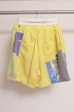 Load image into Gallery viewer, CUT AND CONNECTED C/C/L SHORTS / NEON YELLOW