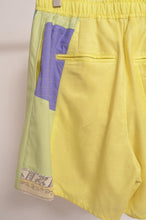 Load image into Gallery viewer, CUT AND CONNECTED C/C/L SHORTS / NEON YELLOW