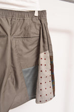 Load image into Gallery viewer, CUT AND CONNECTED C/C/L SHORTS /KHAKI