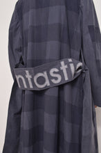 画像をギャラリービューアに読み込む, BLOCK CHECK TENCEL LONG COAT
