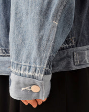 画像をギャラリービューアに読み込む, PANEL DENIM BLOUSON/毎日だ/02 size A
