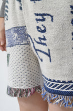 Load image into Gallery viewer, WHT FRINGE RUG SHORTS_01
