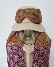 画像をギャラリービューアに読み込む, DROOPY SCARF BUCKET HAT / BEIGE
