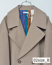 画像をギャラリービューアに読み込む, Flower charm pea coat / peach skin
