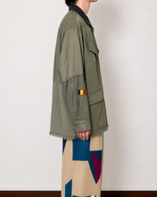 Load image into Gallery viewer, FRAGMENT MILITARY SHIRT (YIN &amp; YANG SLEEVE)/02 size_B

