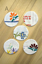 Load image into Gallery viewer, TABLE CLOTH COASTER(文字刺繍入り)_set
