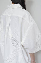Load image into Gallery viewer, TABLE CLOTH OPEN COLLAR SH / OFF WHITE_01
