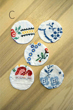 Load image into Gallery viewer, TABLE CLOTH COASTER(文字刺繍入り)_set
