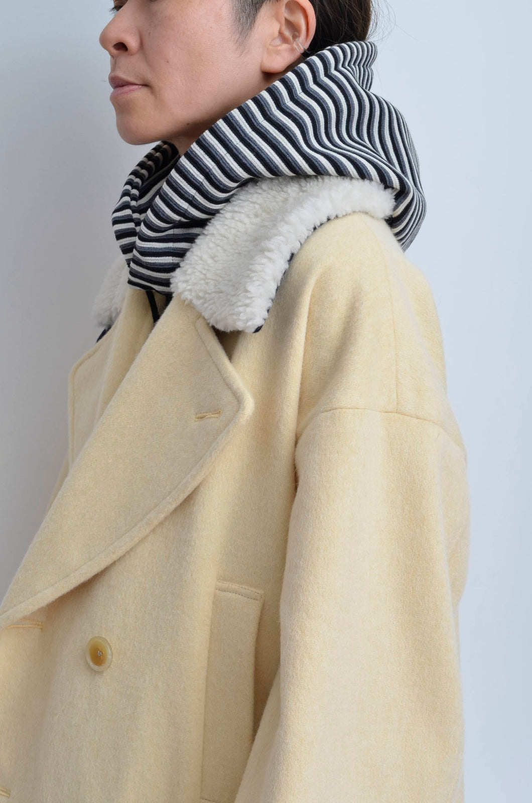 HORIZONTAL STRIPE HOOD PARTS