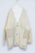 Load image into Gallery viewer, SWITCHING KNIT C/D（FISHERMAN&#39;S SWEATER)_GREEN_01size
