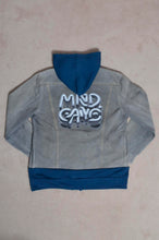 Load image into Gallery viewer, DENIM * BACK PILE HOODIE/BLUE/MIND GAME
