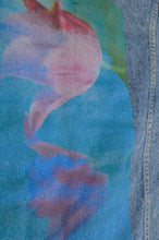 Load image into Gallery viewer, DENIM * BACK PILE HOODIE/BLUE/GREEN
