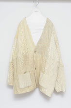 Load image into Gallery viewer, SWITCHING KNIT C/D（FISHERMAN&#39;S SWEATER)_YELLOW_01size
