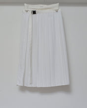 Load image into Gallery viewer, PLEATED WRAP SK_WHITE
