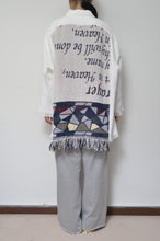 画像をギャラリービューアに読み込む, WHT FRINGE RUG L/S SH_02A
