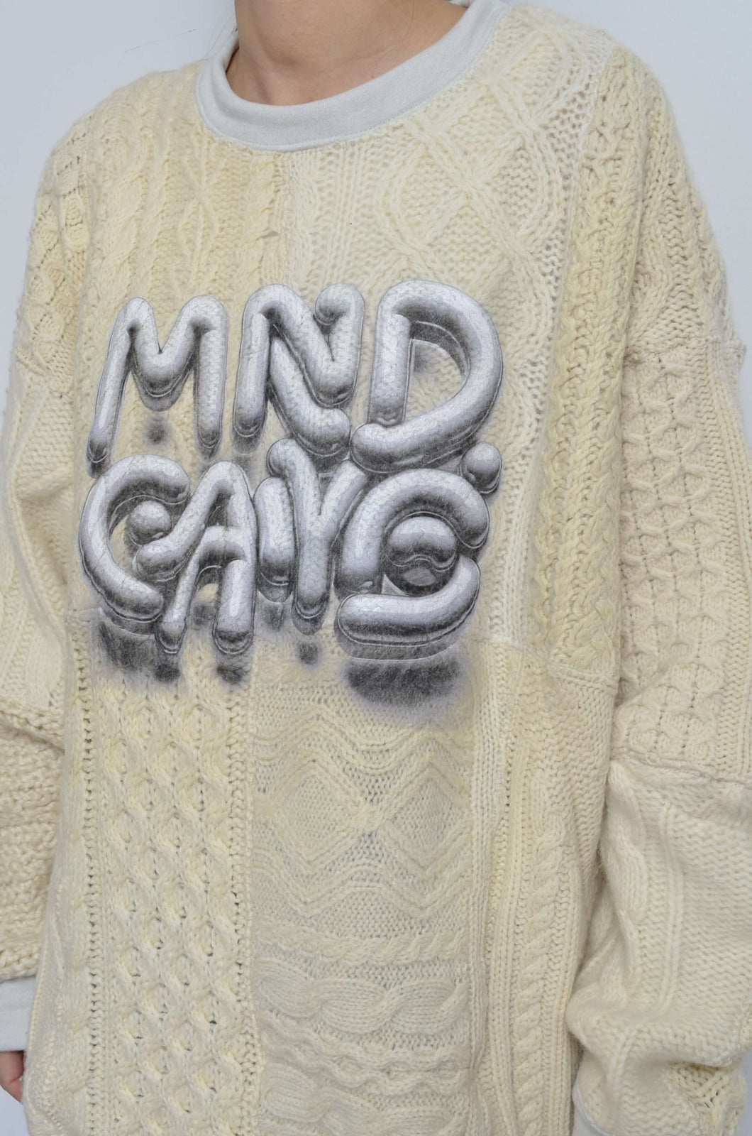 SWITCHING KNIT P/O（FISHERMAN'S SWEATER)_MIND GAME_02