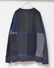 画像をギャラリービューアに読み込む, Panel sweat pullover contrast stitch / 02size_A
