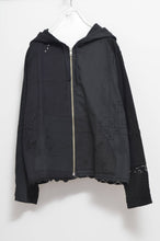 画像をギャラリービューアに読み込む, TABLE CLOTH ZIP-UP HOODIE/BLK/01 size_001
