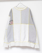 画像をギャラリービューアに読み込む, Panel sweat pullover contrast stitch / 02size_D

