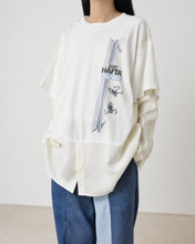 画像をギャラリービューアに読み込む, Fake layered T-shirt / WHITE_A
