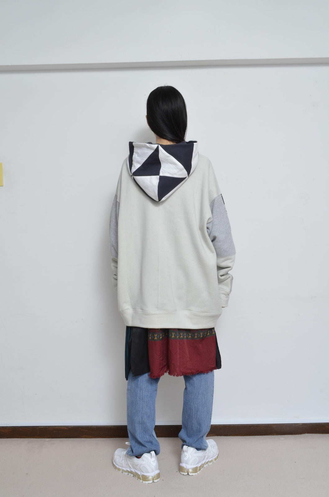 QUILT HOODIE/L GRY_02_A