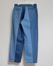 画像をギャラリービューアに読み込む, PANEL DENIM SLACKS / 02 size B
