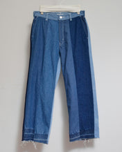 画像をギャラリービューアに読み込む, PANEL DENIM SLACKS / 01 size B
