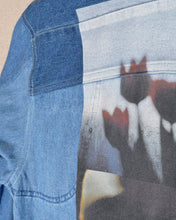 画像をギャラリービューアに読み込む, PANEL DENIM BLOUSON/JOY/01 size B
