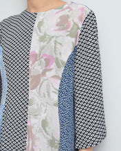 画像をギャラリービューアに読み込む, [26-27AW予約アイテム]Mixed pattern panel dress
