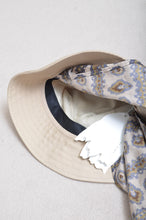 画像をギャラリービューアに読み込む, SCARF DROOPY BUCKET HAT_BEG_03
