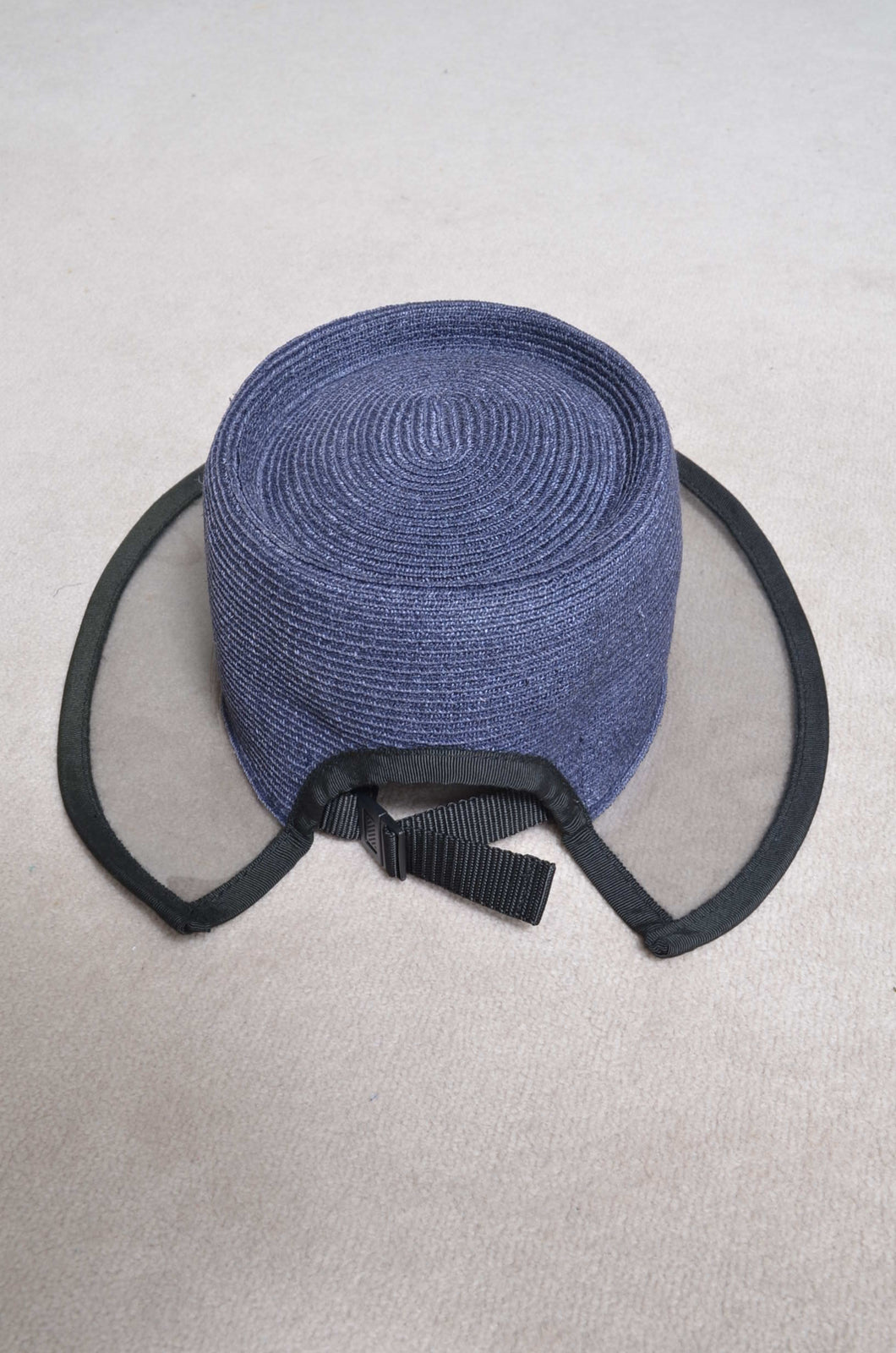 BRAID/PVC ADJUSTER HAT / NAV