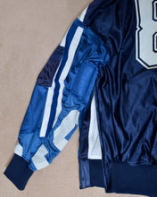 Load image into Gallery viewer, CUT UP MA-1 / FOOTBALL T / BLUE / 02 size
