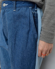 画像をギャラリービューアに読み込む, PANEL DENIM SLACKS / 01 size A

