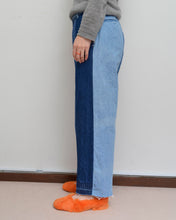 画像をギャラリービューアに読み込む, PANEL DENIM SLACKS / 01 size B
